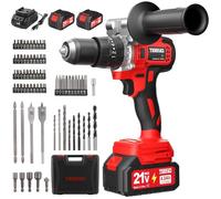 Perceuse-visseuse sans fil TEENO 21V Brushless 130Nm