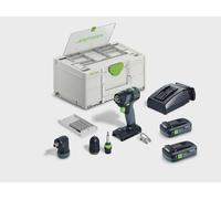 Perceuse-visseuse sans fil TXS 18 TBX 4,0 I-Set - FESTOOL - avec 2 batteries 4Ah - chargeur - SYSYTAINER - 579350