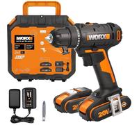 Perceuse Visseuse sans fil WORX WX100.3 18V, 2 Vitesses, Lumière LED, 2 Batteries Incluses
