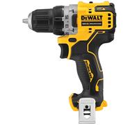 Perceuse-visseuse XR 12 V Brushless - sans batterie ni chargeur, clip ceinture - DCD701N-XJ - DEWALT