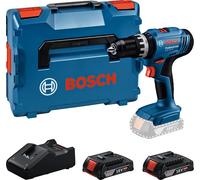 Bosch Perceuse-visseuse sans-fil GSB 18V-25 – Ø vis max. 10 mm, 2x GBA 2,0 Ah, GAL 18V-40, L-BOXX