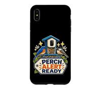 Perch Alert Ready Oiseaux Jardin Mangeoire Caméra Coque pour iPhone XS Max