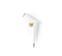 Perch Light Applique Murale Encastrée Laiton/Blanc Grand