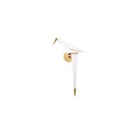 Perch Light Applique Murale Encastrée Laiton/Blanc Petit