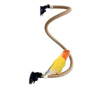 Perch Stand Toy, Perche de perchoir - Perch d'escalade à Aspiration réglable,Jouets d'entraînement de bâton de broyage Portable, Accessoires de Cages d'oiseaux pour Les Petits et Moyens Oiseaux