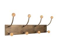 PERCHA PARED MADERA PINO/METAL