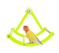 Perche à Oiseau - Matériel en Bois, Jouet Oiseau | 9 Pouces Balançoire Balançante 111g, Stimulation Interactive du Système de Roue D'exercice à Utiliser Dans Les Cochenilles Et Les Inséparables