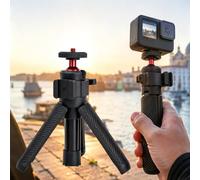 Perche à selfie 2 en 1 pour DJI Action6 Pocket4, perche extensible avec adaptateur pour enregistrement vidéo Vlog