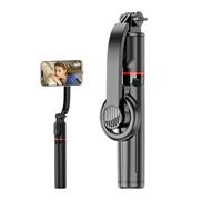 Perche à selfie avec batterie CR1632 3 V fonctionnelle, support de perche à selfie, 2,4 GHz-2,4835 GHz, puissant et portable avec force magnétique de 49 N pour les voyages et les fêtes