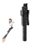 Perche à selfie avec télécommande | Trépied réglable en hauteur pour diffusion en direct - Perche à selfie avec stabilisateur portable, trépied pour téléphone portable pour selfies de voyage