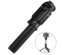 Perche à selfie avec trépied et télécommande sans fil amovible. Extensible et pliable. Compatible avec iPhone, Samsung et Huawei. Tête rotative