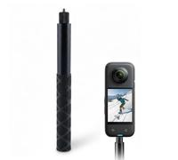 Perche à selfie Bastone de 120 cm - Réglable et invisible - Pour caméra d'action GoPro DJI Insta X3 X4 Hero - Barre de main pour sport en plein air