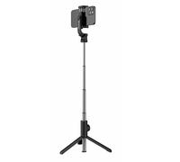 Swissten Perche à selfie 2en1 Bluetooth Trépied extensible Tête rotative Noir