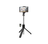 Perche à Selfie Bluetooth Fonction Trépied Extensible à 69 cm Noir