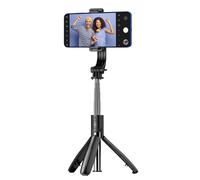 Perche à Selfie Bluetooth pour Smartphones avec Trépied et Télécommande sans Fil Blue Star Noir
