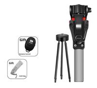 Perche à selfie Bluetooth rotative à 360° - Trépied panoramique motorisé pour téléphone et streaming pour photographie en direct Support d'appareil photo Support de caméra Rotation automatique du