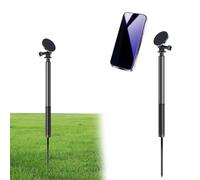 Perche à selfie et analyseur de balançoire - Trépied réglable avec piquet pour enregistrer votre swing avec support de téléphone
