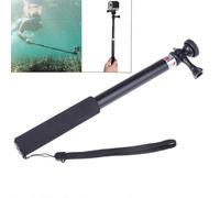 Perche à selfie extensible et étanche Xiaoyi, compatible avec GoPro Hero 2 et 3, avec adaptateur pour trépied et dragonne, 120 g, acier inoxydable