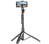 Perche à Selfie Extensible Fonction Trépied Stabilisé Modèle SelfieGo Ultra Noir