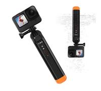 Perche à selfie flottante - Avec télécommande Bluetooth - Poignée sous-marine avec corde de transport - Convient pour les accessoires GoPro Hero 13/12/11/10/9