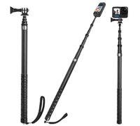 Perche à selfie invisible de 3 m/300 cm pour Insta 360 X5 X4 X3 ONE X2 DJI Osmo 360 en fibre de carbone Perche à selfie longue perche à selfie monopode avec adaptateur pour GoPro Hero 13 12 11 10 9