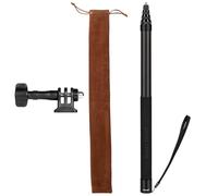 Perche à selfie invisible en fibre de carbone pour Insta360 ONE X5 X4 X3 X2/ONE RS/ONE R/ONE X Accessoires pour caméra panoramique DJI osmo 360 (Noir)
