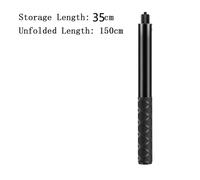Perche à Selfie Invisible pour Insta360,Poignée pour Bery X2,GoPro 12,11,10,9,DJI Action 4,3 SJ,Capture d'Écran,Caméra,Bullet Time - Type black 150 cm