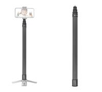 Perche à Selfie Invisible pour X3, One RS, GO 3, One X2, One R, One X, Perche à Selfie de 78 Pouces/200 Cm de Long avec Vis 1/4, Monopode D'extension en Fibre de Carbone