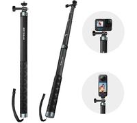 Perche à selfie longue invisible de 150 cm pour GoPro 13 en fibre de carbone étanche Monopode d'extension pour GoPro Hero