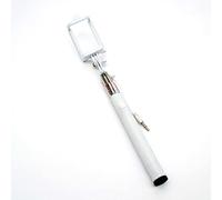 Perche à Selfie Monopode Blanche Extensible pour Smartphones avec Bouton intégré Compatible avec iPhone/Samsung/Huawei et Plus Encore