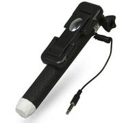 Muvit MUHTG0019 Perche-support Télescopique pour Selfies pour Smartphone Noir