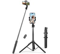 Perche à selfie, perche télescopique pour téléphone 1,5 m noir