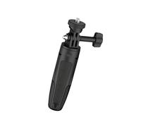 Perche à selfie portable rétractable avec poignée en aluminium universelle, support de 6,35 mm pour smartphones, caméras d'action, trépied télescopique