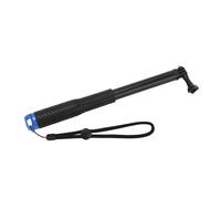Perche à Selfie pour Caméra d'action, Mini Perche à Selfie Extensible à 3 Vitesses en Alliage d'aluminium, Prise Confortable de 36 Pouces pour Caméra de Sport (Blue)