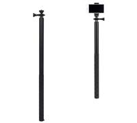 Perche à Selfie pour Caméra d'action, Perche D'extension Extensible en Alliage D'aluminium de 100 Pouces avec Vis de 1/4 de Pouce pour, Compatible avec ACT, pour