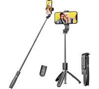 Perche à selfie pour Samsung Galaxy A17 A07 A16 A06 A26 A36 A56 A15 A05S A35 A55 A14 A13 A33 A12 A53 A03s A42 A22 A32 A52s A21S Trépied avec télécommande sans fil amovible et mini support portable
