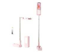 Perche à selfie pour smartphone avec lumière LED, support de téléphone portable extensible rotatif à 360° avec lumière de remplissage, support de téléphone portable Bluetooth avec télécommande pour