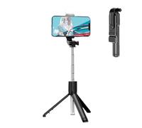 Perche à Selfie pour téléphone Portable - Extension de trépied légère télécommandée | Support réglable avec Fonction et Base Stable pour Vlogging Photographie Adventure Outdoor Phone Use