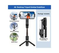 Perche à selfie Qaml A6 2025, stabilisateur portable avec support, télécommande sans fil, 1 axe pour