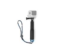 Perche à selfie rétractable portable,rallonge courte,poignée,compatible avec GoPro foreDJI Osmo Action et plus,19 "",48cm - Type Bleu