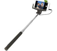 Perche à selfie - Retrak - Télescopique - Noir - Câble jack inclus - Compatible smartphones