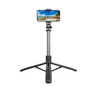 Perche À Selfie Sans Fil Bluetooth Avec Support Télescopique Pour Diffusion En Direct. Spécifications : Q05 (Noir) - Q05 (Noir)