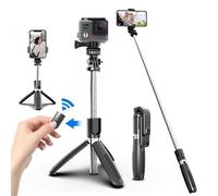Perche à selfie/support mobile avec télécommande Compatible caméra et Gopro 19-100 cm