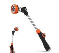 Perche Arrosage Lance D'arrosage 8 Modèles Réglables | Pistolet Arrosage Jardin Allongé avec Débit D'eau Contrôlable, Lavage de Voiture, Nettoyage de Cour, Arrosage du jardin
