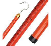 Perche d'arpentage légère, tige de mesure portable for pylône de télécommunication et chantier, longueur 6, 8, 10, 12, 15, 18 m(59.1ft(18m)-13 sections)