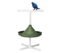 Perche de Bain d'oiseau, Support de Plate-Forme Debout Pliant Multifonctionnel d'oiseau Support de Bain de Douche d'oiseau pour Perroquet Perruche Ara cacatoès Gris perruches africaines(#1)