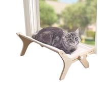 Perche de fenêtre de chat, hamac de fenêtre de chat,Étagères de sécurité en bois double face couvercle de lit lavable - Fenêtre de repos entre animaux de compagnie pour animaux de fenêtre pour le rebo