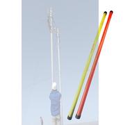 Perche de Mesure Haute Tension, Tige de Mesure télescopique réglable pour monteurs de Lignes - Perche en résine époxy Non Conductrice, idéale pour Les travaux sur Lignes électriques sous Ten