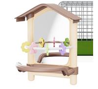 Perche De Miroir D'oiseau Pour La Cage | Jouet Stand Coloré, Perroquets, Perruches, Calopsittes, Perruches | Swing De Cage | Jouets, Conures, Orients, Pinsons, Canaris | Accessoires De Cages D'oiseaux