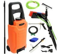 MAXBLAST Perche de Nettoyage 6 m Alimenté en Eau & Chariot d'Eau 30 litres